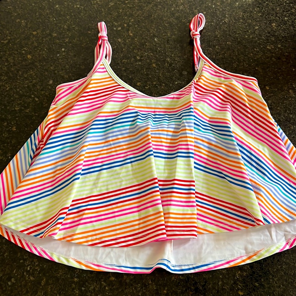 Kortni Jeane Swing Top, Small Stripes, M